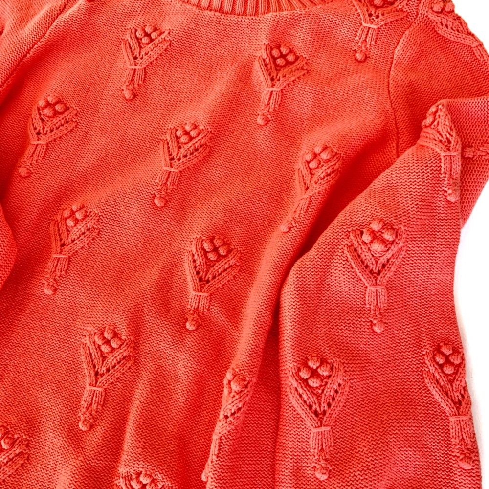 | cammie bobble pointelle sweater • sherbert | - Picture 7 of 9